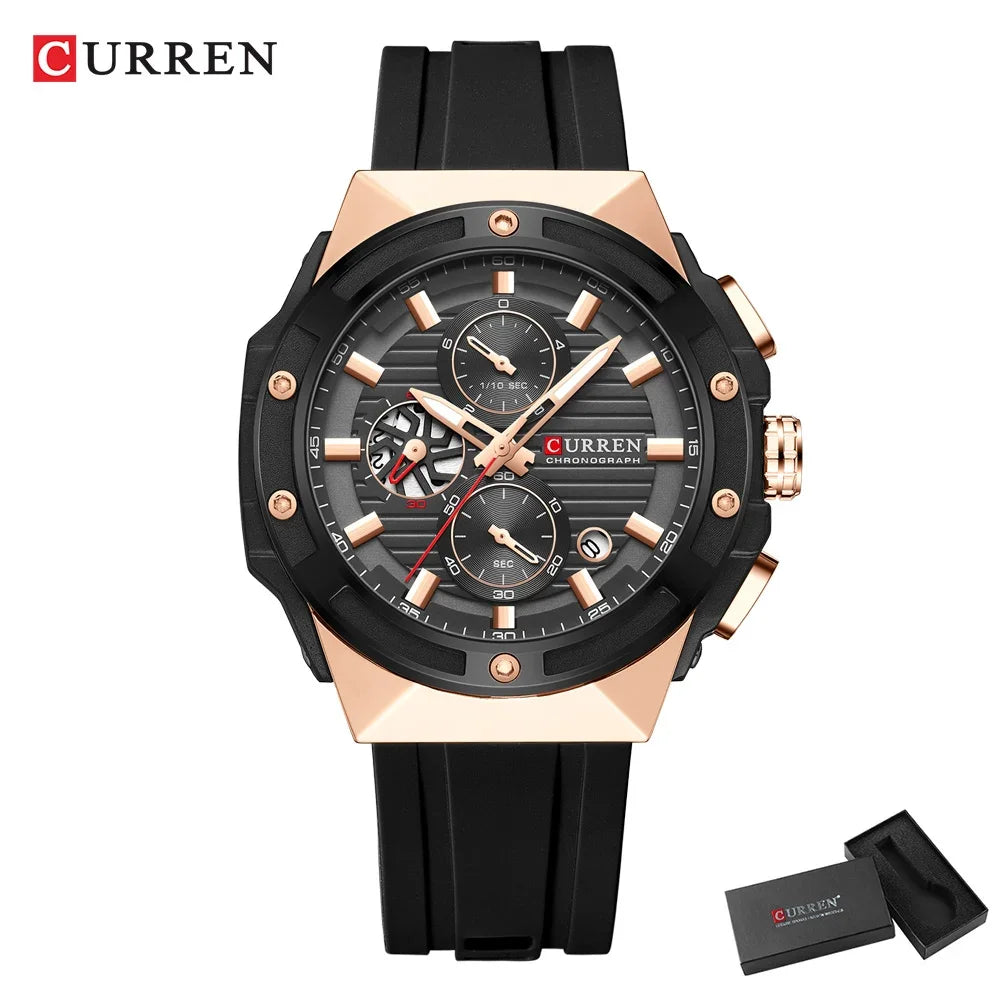 La montre Homme Curren Hexagone©