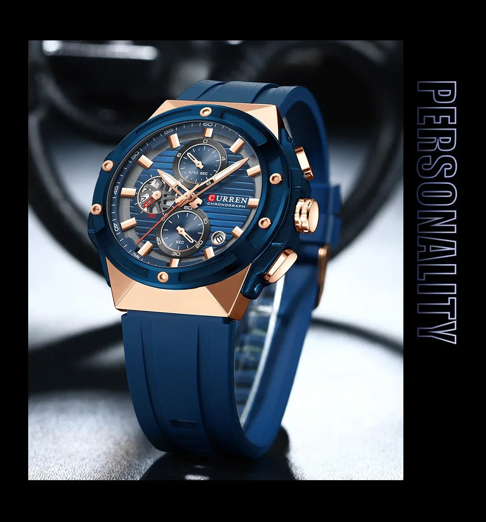 La montre Homme Curren Hexagone©