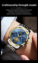Load image into Gallery viewer, Montre partenaire Olev Moon Face© pour Homme