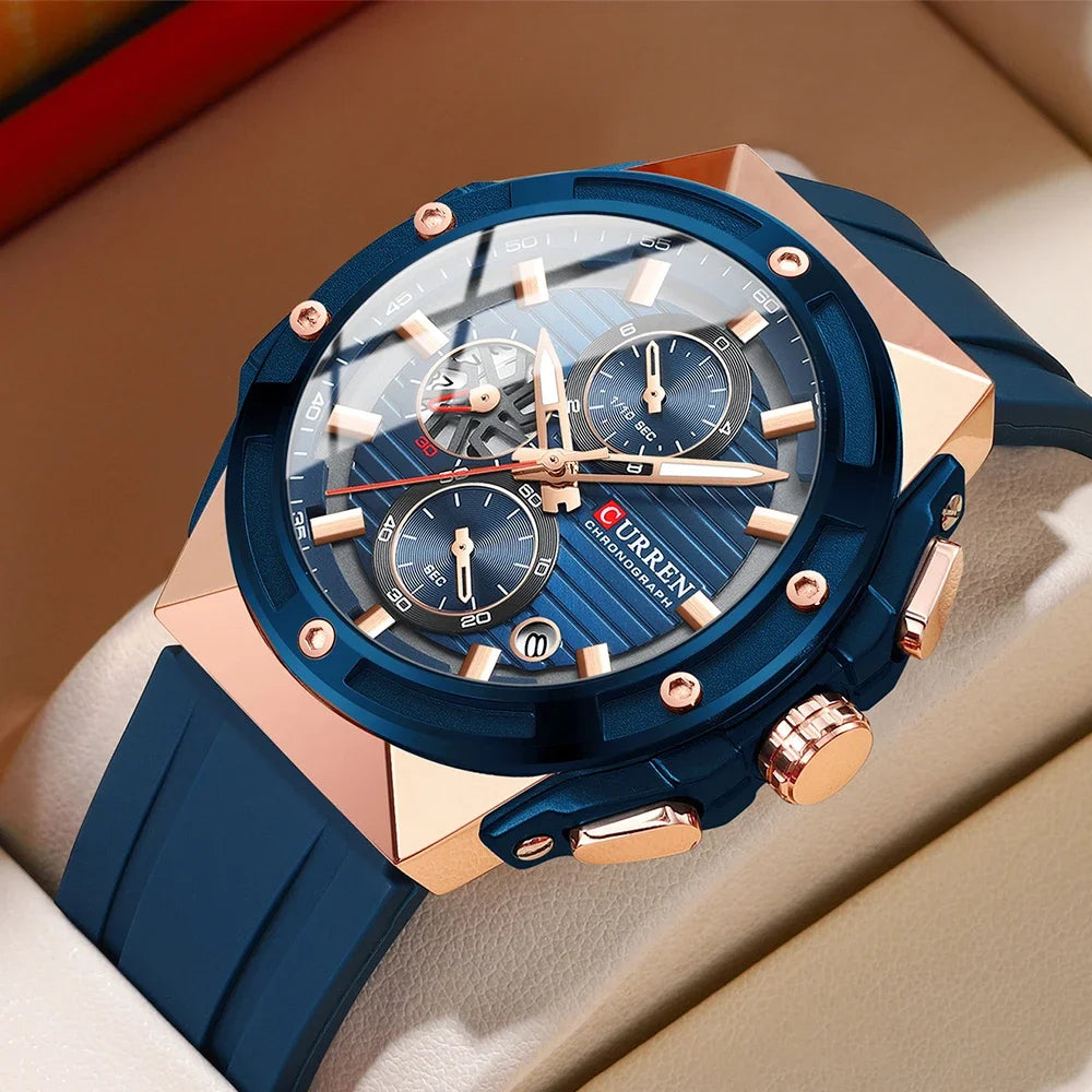 La montre Homme Curren Hexagone©