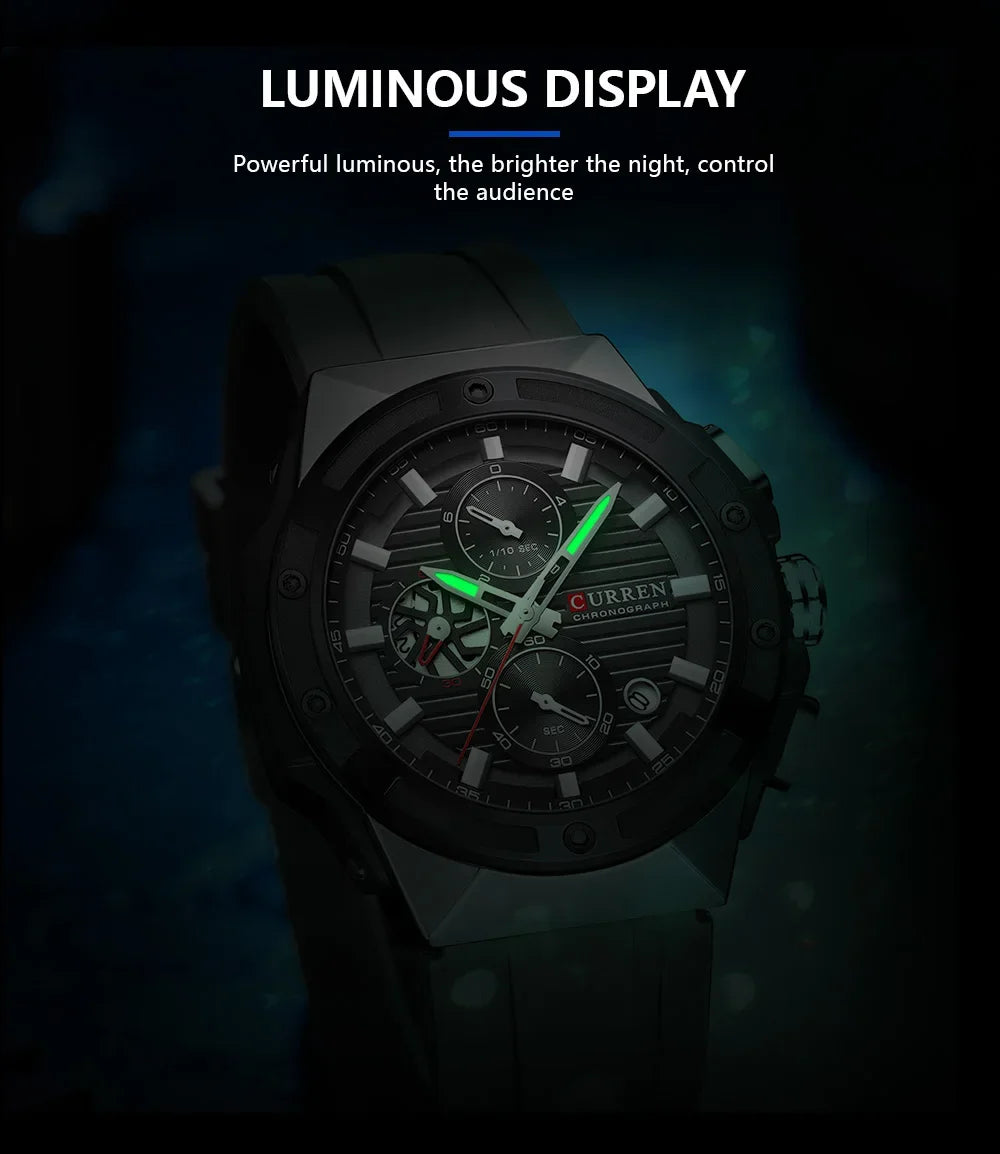 La montre Homme Curren Hexagone©