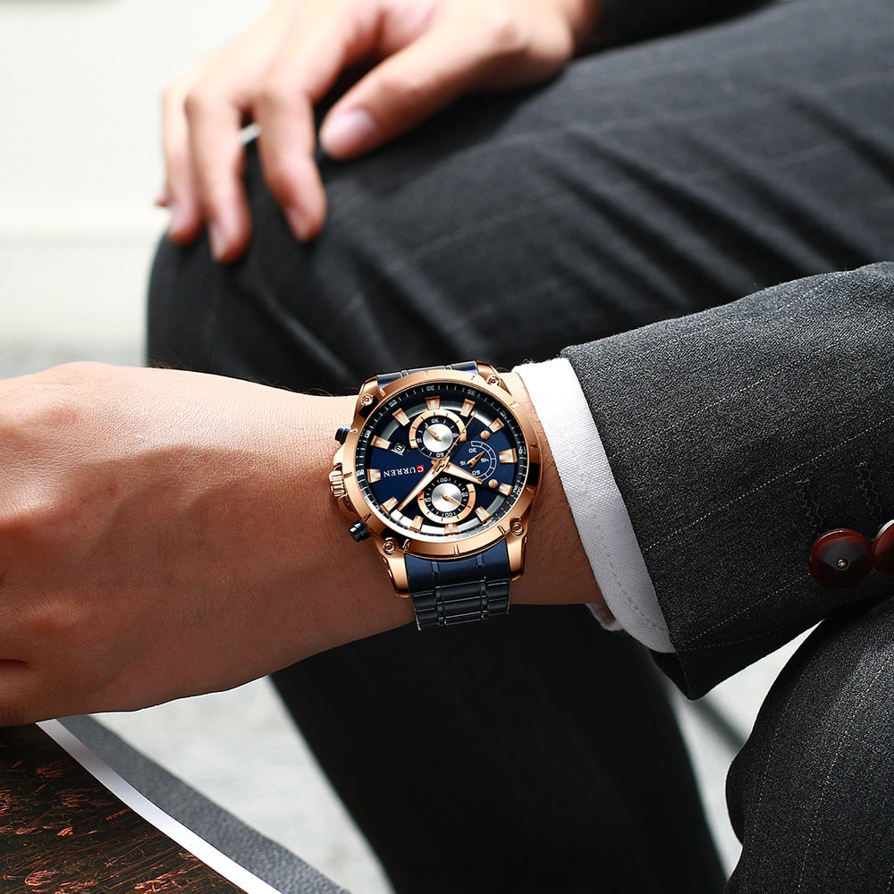 La montre Homme Curren Golden Boy© - Montres Curren Paris©