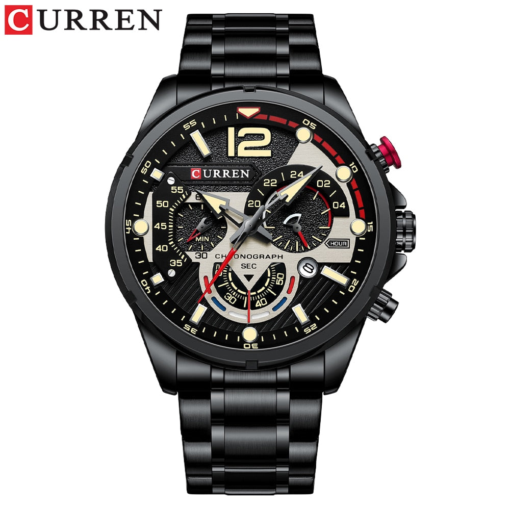 La montre pour Homme Curren Tapis Vert© - Montres Curren Paris©