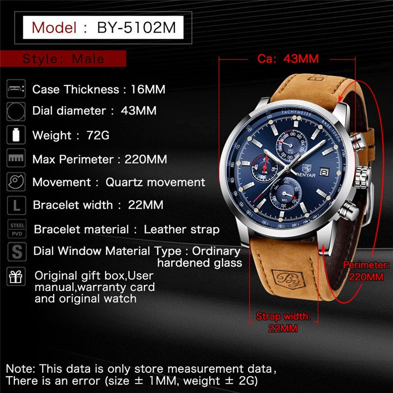 Montre partenaire Benyar Sauvage© pour Homme