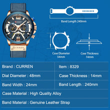 Load image into Gallery viewer, La montre Homme Curren Cool© - Montres Curren Paris©