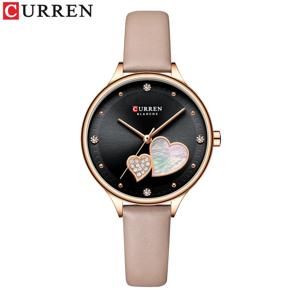 La montre Femme Curren Un Coeur en Or© - Montres Curren Paris©