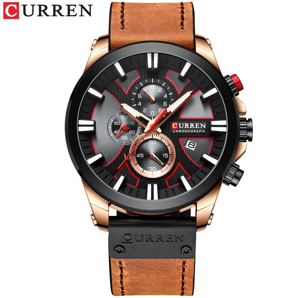 La montre Homme Curren La Chronographique© - Montres Curren Paris©