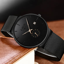 Load image into Gallery viewer, Montre partenaire Lige Black Lines© pour Homme