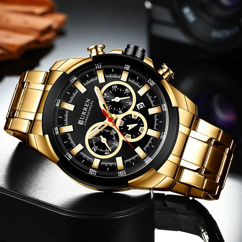 La montre Homme Curren Gold Finger One©