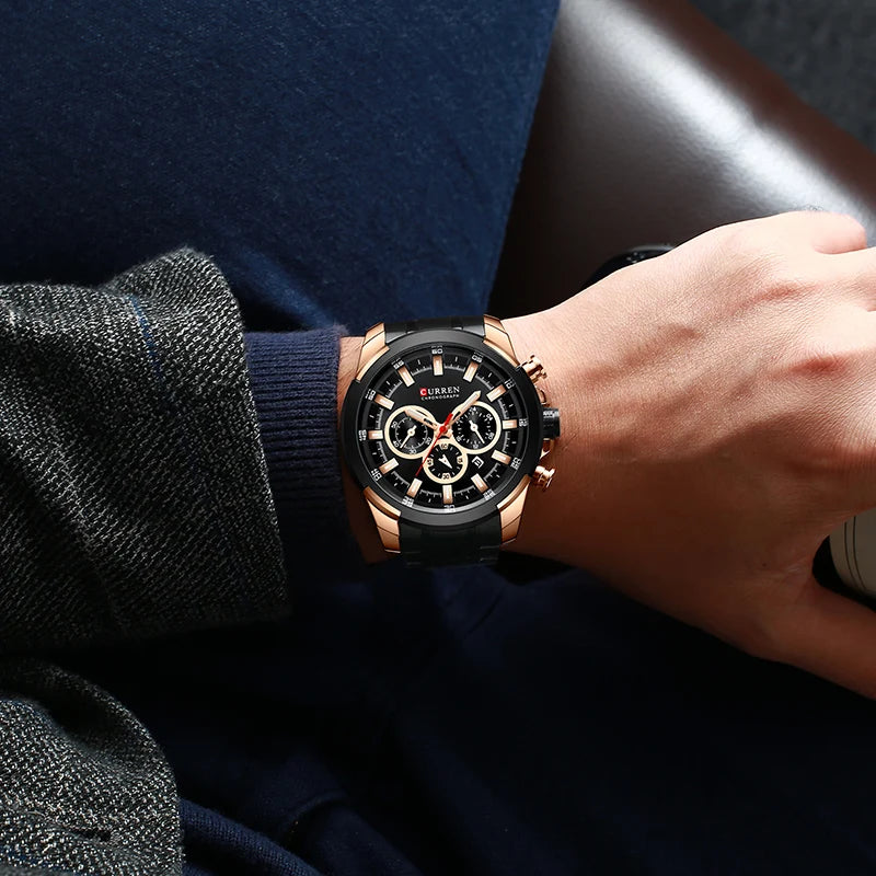 La montre Homme Curren Gold Finger One©
