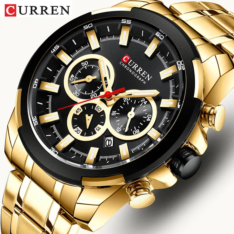 La montre Homme Curren Gold Finger One©