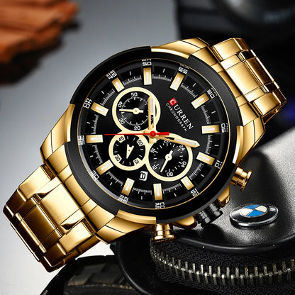 La montre Homme Curren Gold Finger One©