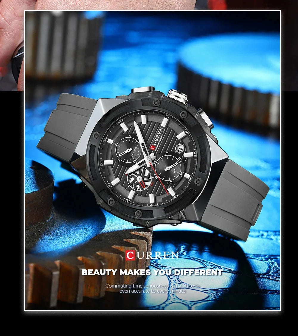 La montre Homme Curren Hexagone©
