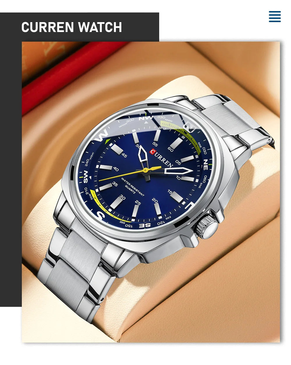 La montre Homme Curren Robocop©