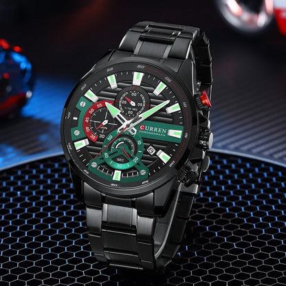La montre Homme Curren Bleu-Blanc-Rouge©