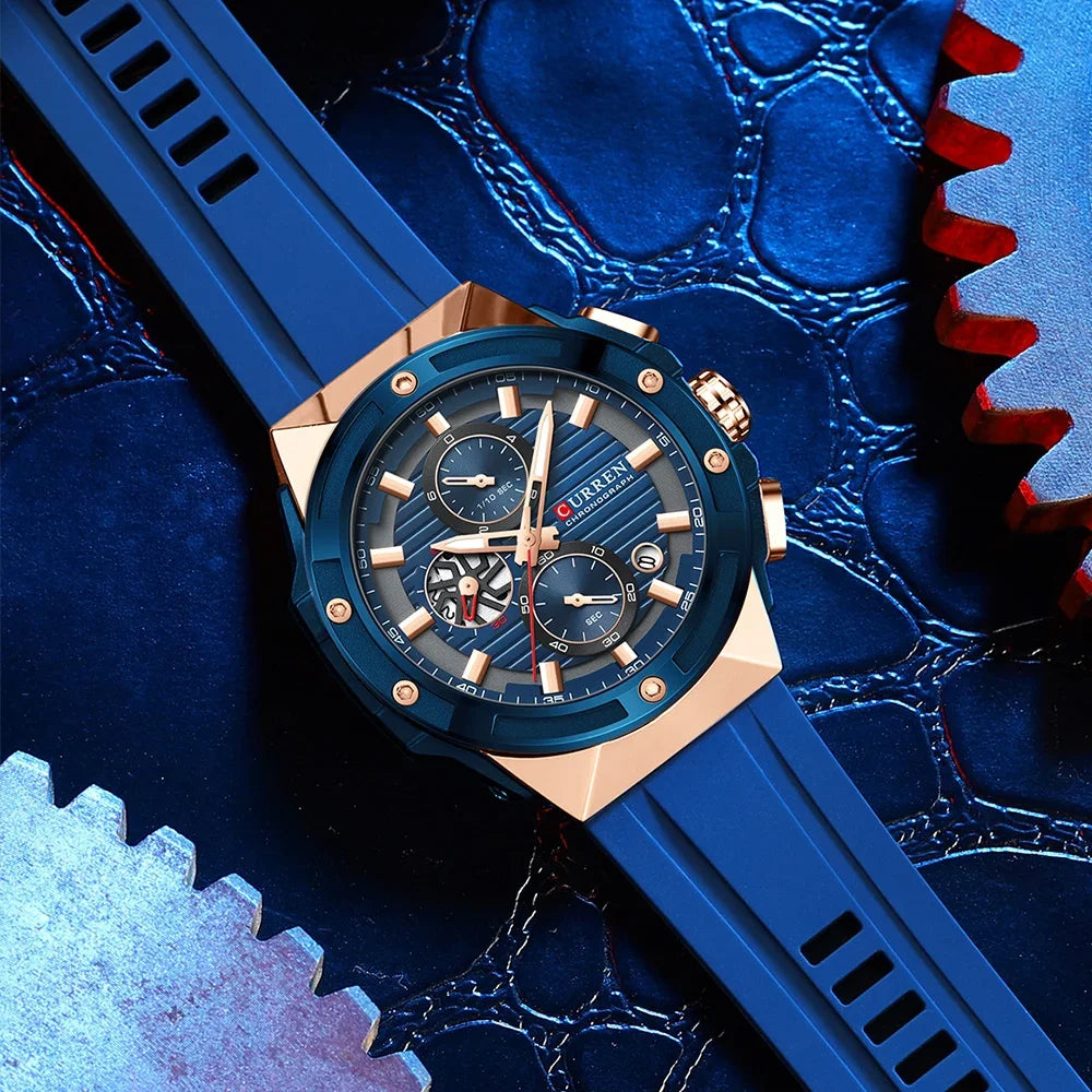 La montre Homme Curren Hexagone©