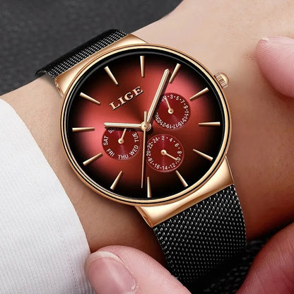 Montre partenaire Lige Black-Style© pour Homme