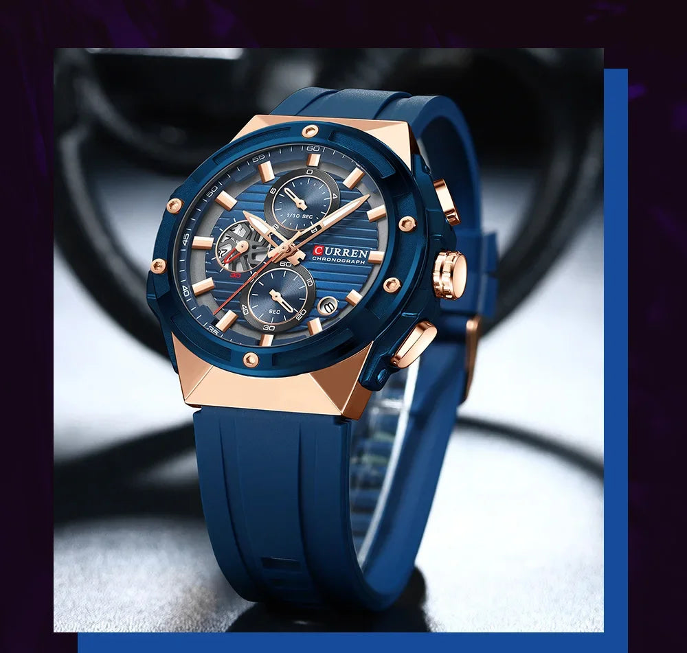 La montre Homme Curren Hexagone©