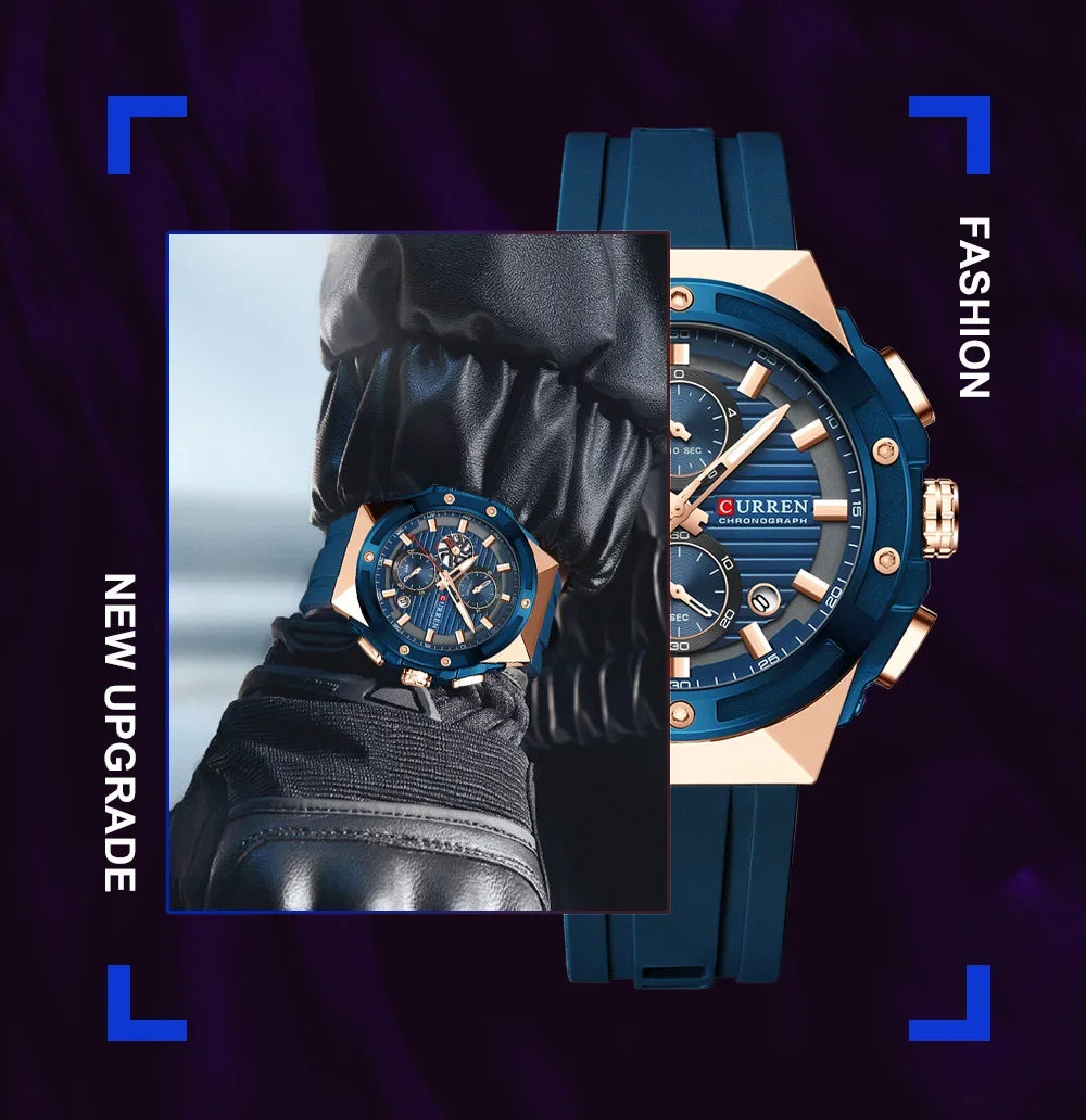 La montre Homme Curren Hexagone©