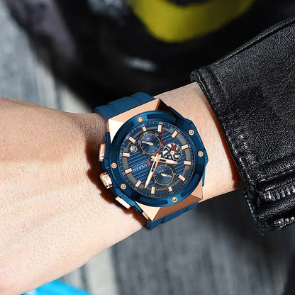 La montre Homme Curren Hexagone©