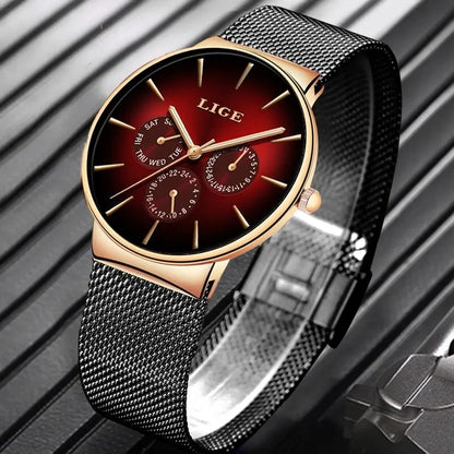 Montre partenaire Lige Black-Style© pour Homme