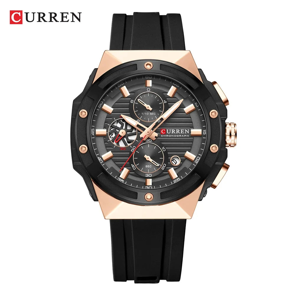 La montre Homme Curren Hexagone©