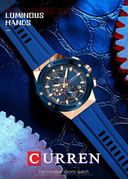 La montre Homme Curren Hexagone©