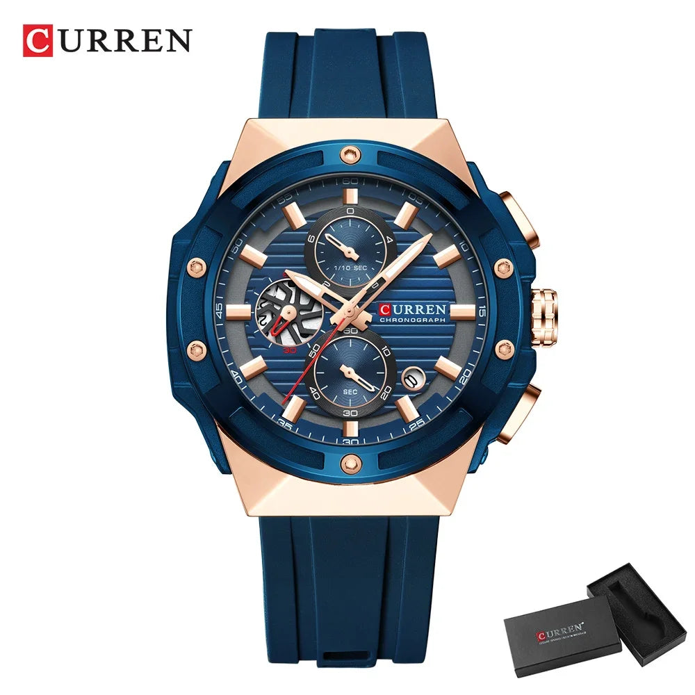 La montre Homme Curren Hexagone©