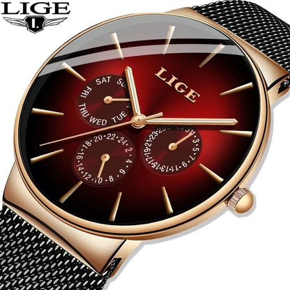Montre partenaire Lige Black-Style© pour Homme