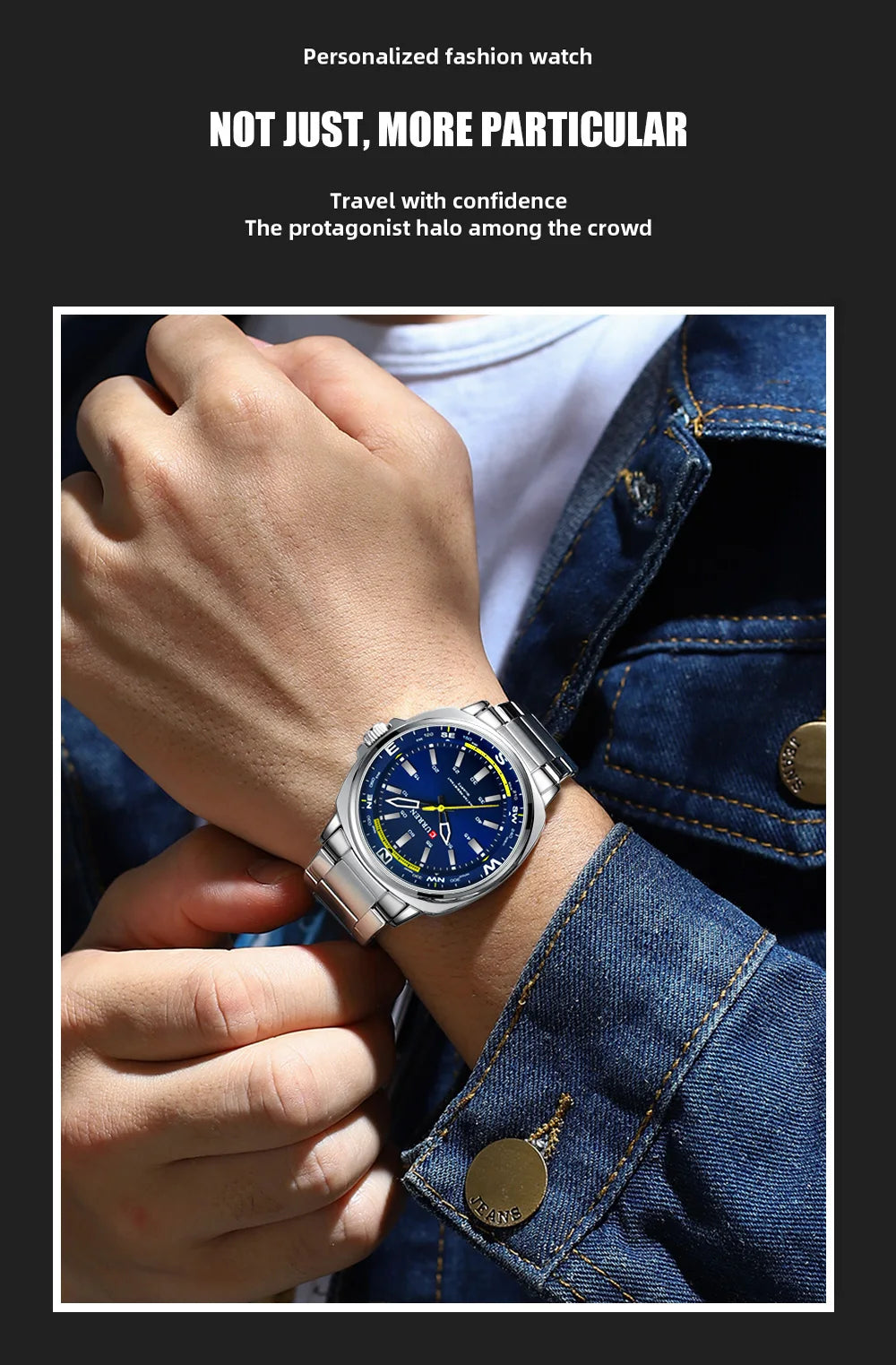 La montre Homme Curren Robocop©