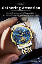 Load image into Gallery viewer, Montre partenaire Olev Moon Face© pour Homme
