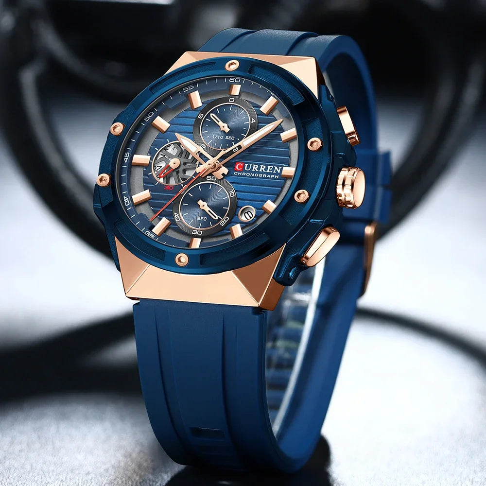 La montre Homme Curren Hexagone©