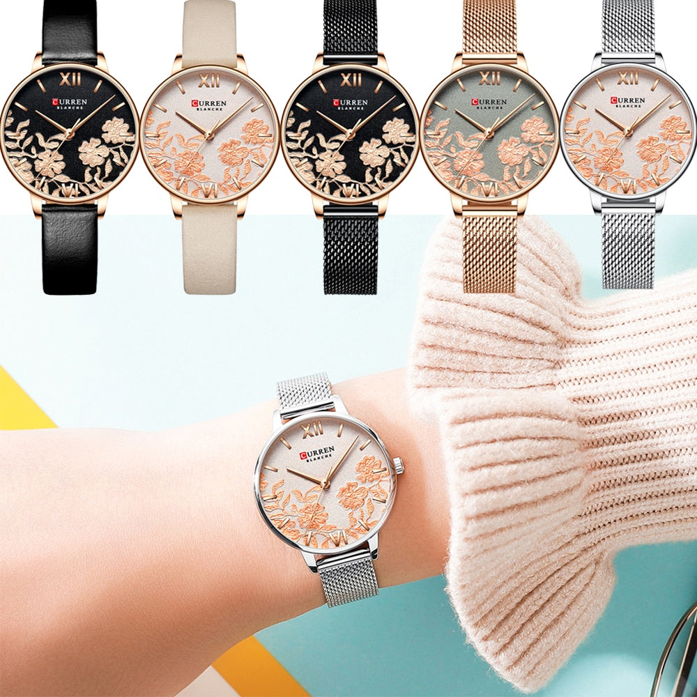 La montre Femme Curren La Nature© - Montres Curren Paris©