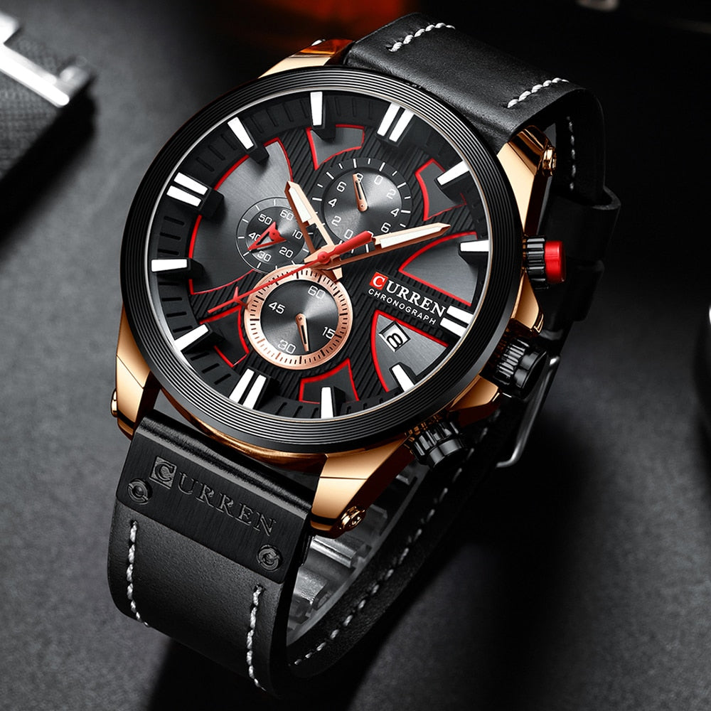La montre Homme Curren La Chronographique© - Montres Curren Paris©