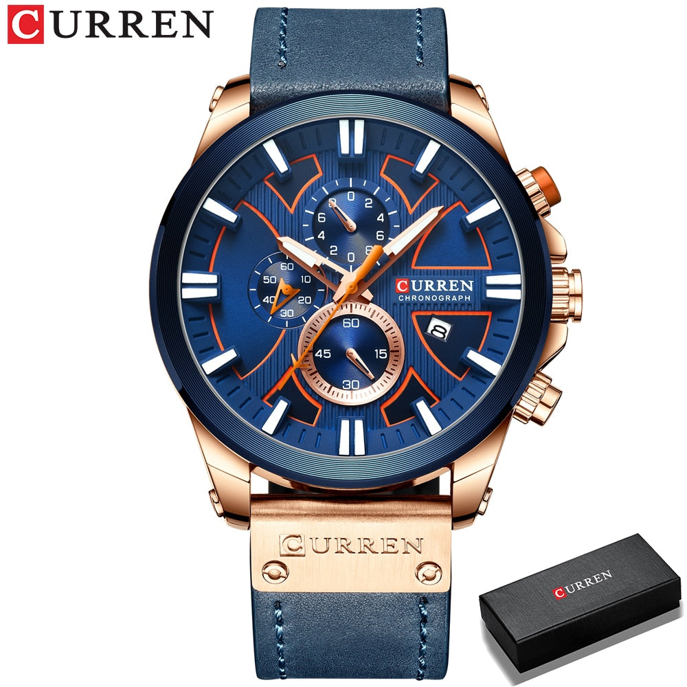 La montre Homme Curren La Chronographique© - Montres Curren Paris©