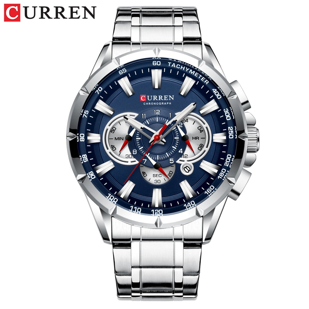 Shops montre curren chronographe prix