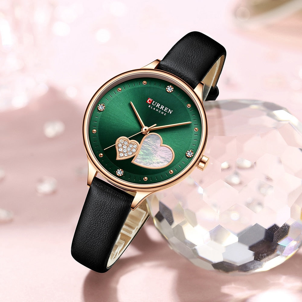 La montre Femme Curren Un Coeur en Or© - Montres Curren Paris©
