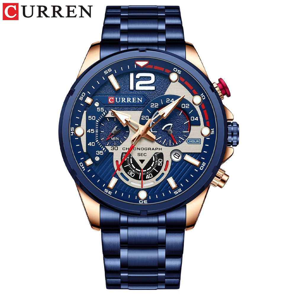 La montre pour Homme Curren Tapis Vert© - Montres Curren Paris©