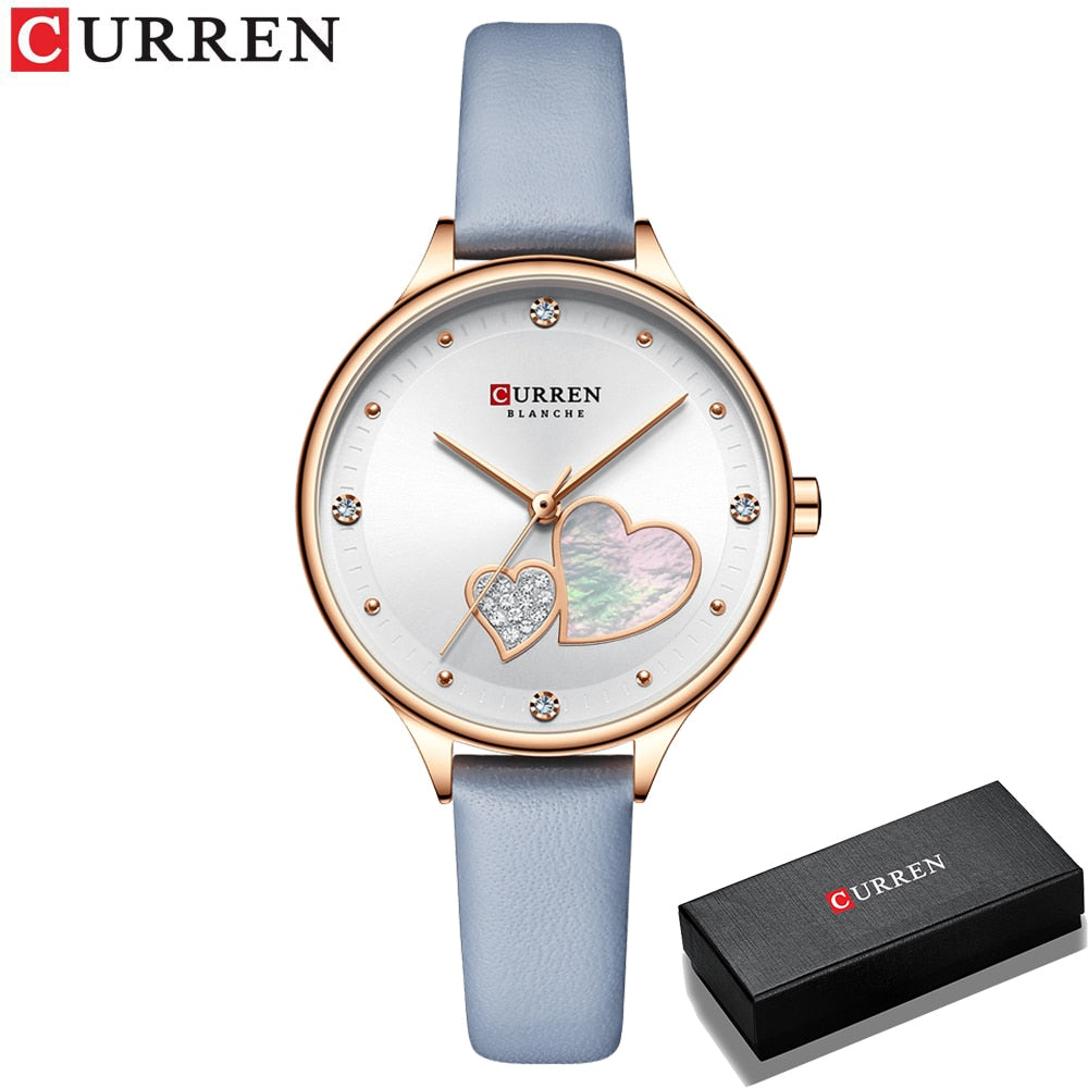 La montre Femme Curren Un Coeur en Or© - Montres Curren Paris©