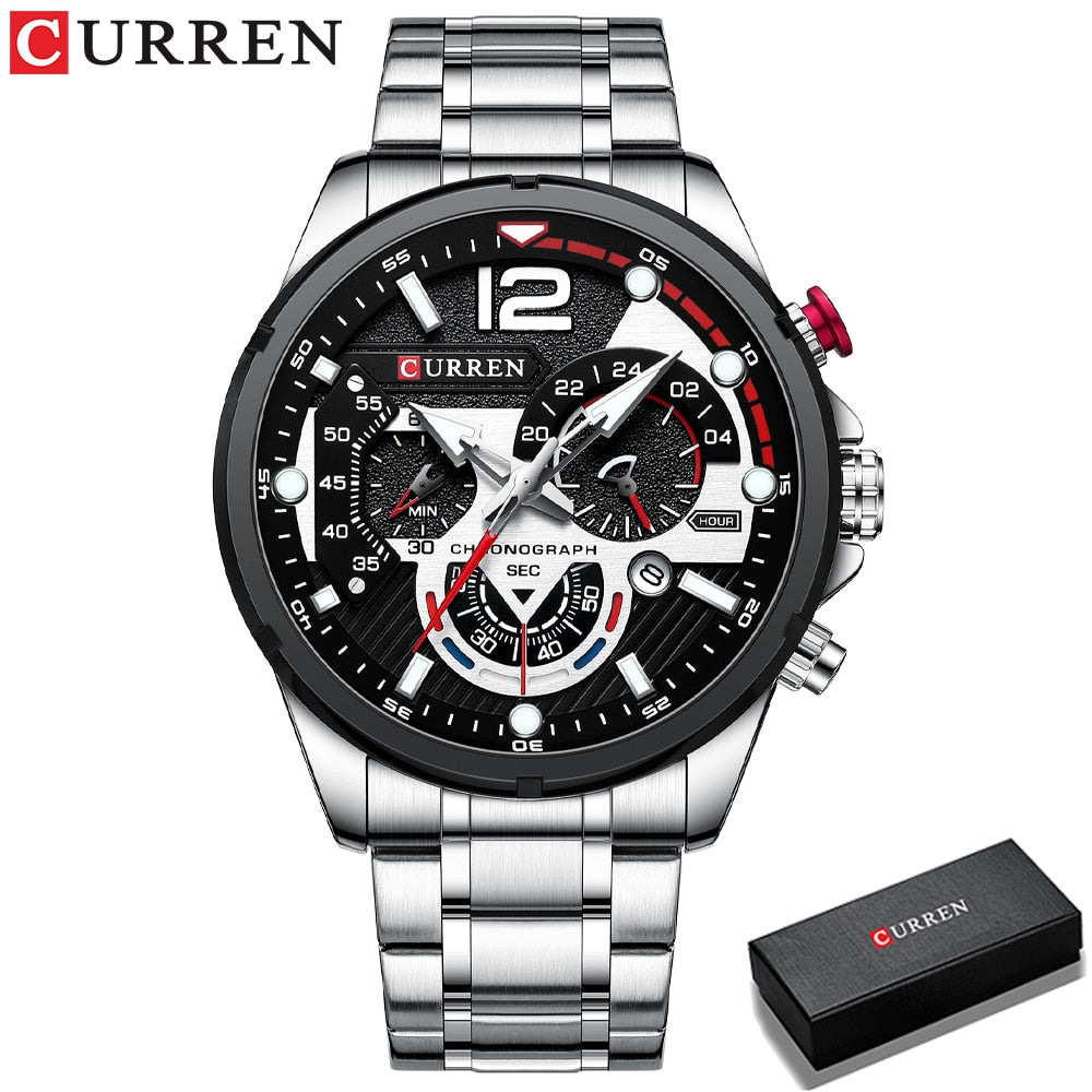 La montre pour Homme Curren Tapis Vert© - Montres Curren Paris©