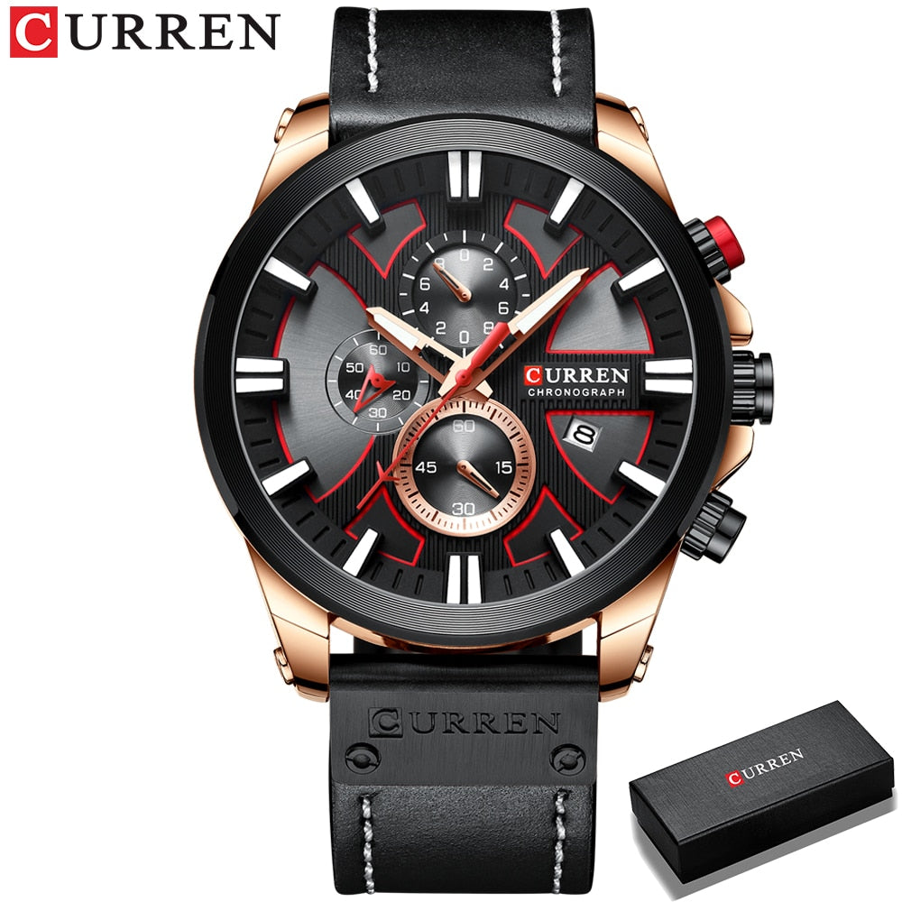 La montre Homme Curren La Chronographique© - Montres Curren Paris©