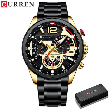 La montre pour Homme Curren Tapis Vert© - Montres Curren Paris©