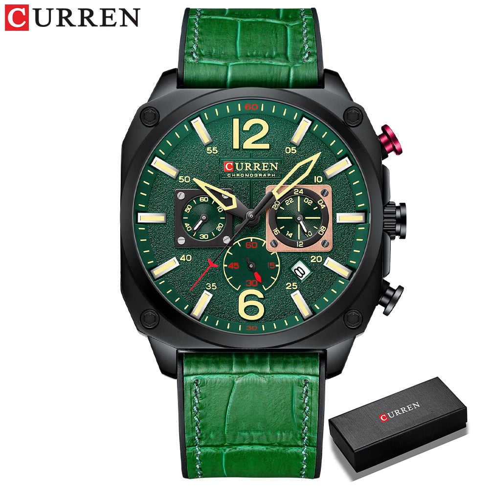 Shops montre curren chronographe prix