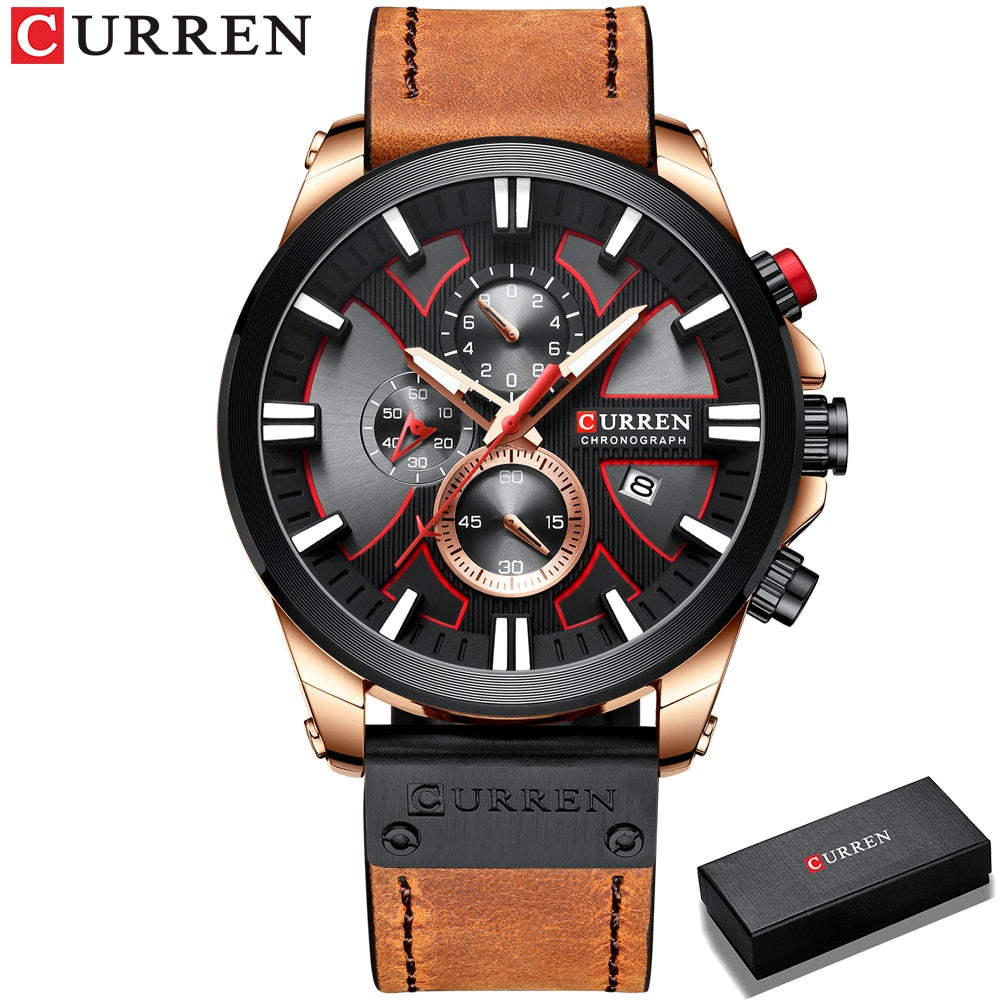 La montre Homme Curren La Chronographique© - Montres Curren Paris©