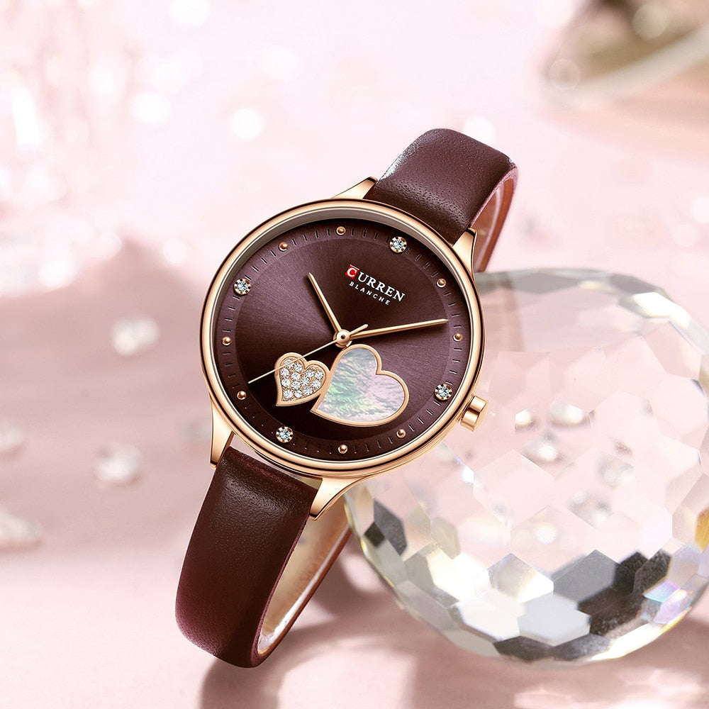 La montre Femme Curren Un Coeur en Or© - Montres Curren Paris©