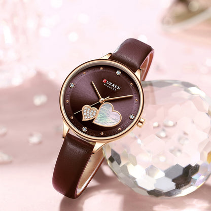 La montre Femme Curren Un Coeur en Or© - Montres Curren Paris©