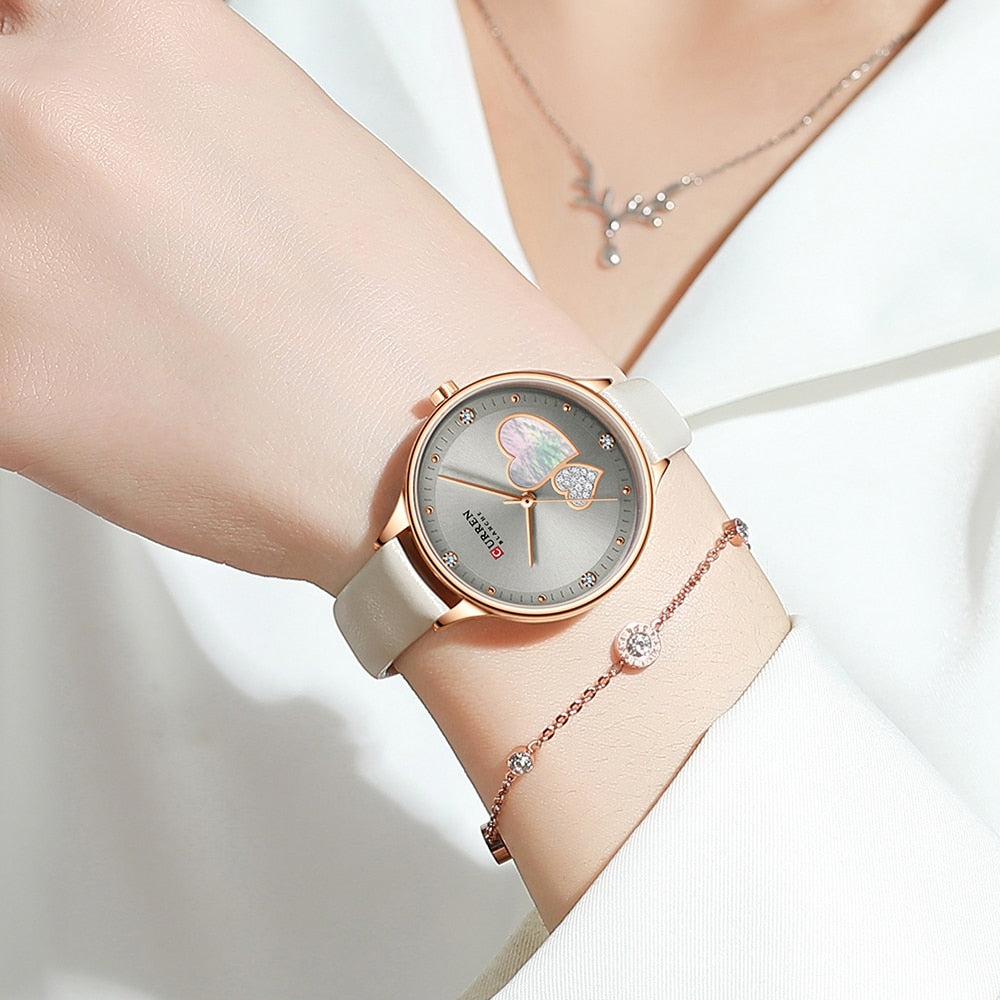 La montre Femme Curren Un Coeur en Or© - Montres Curren Paris©