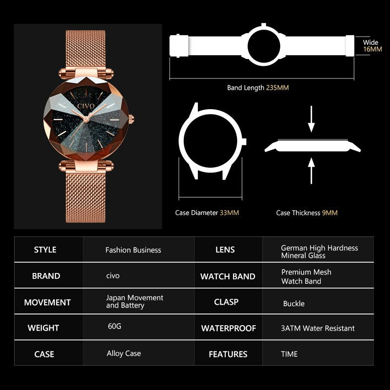 Montre partenaire Civo Rare© pour Femme