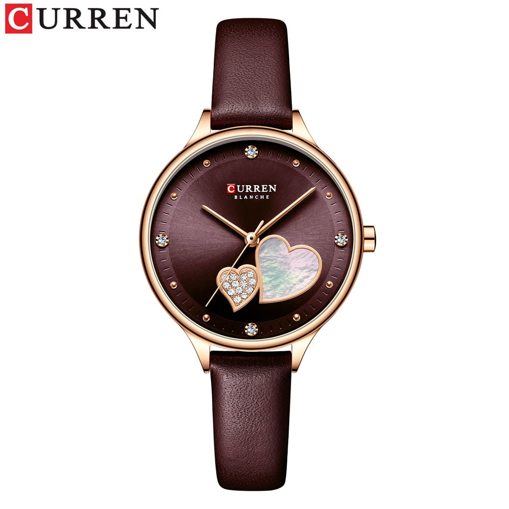 La montre Femme Curren Un Coeur en Or© - Montres Curren Paris©