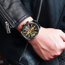 Charger l&#39;image dans la galerie, CURREN Man Watches Luxury Sporty Chronograph Wristwatches for Men Quartz Stainless Steel Band Clock Luminous Hands - Montres Curren Paris©

